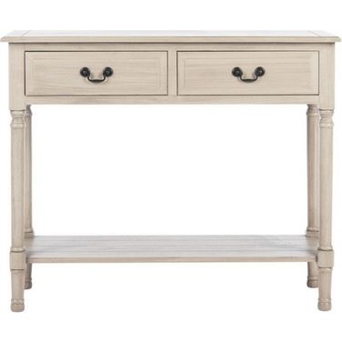 Primrose 2 Drawer Console Table in Greige