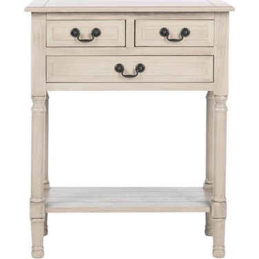 Primrose 3 Drawer Console Table in Greige