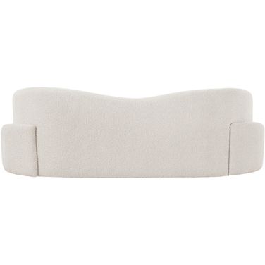 Principessa Boucle Fabric Sofa In Cream