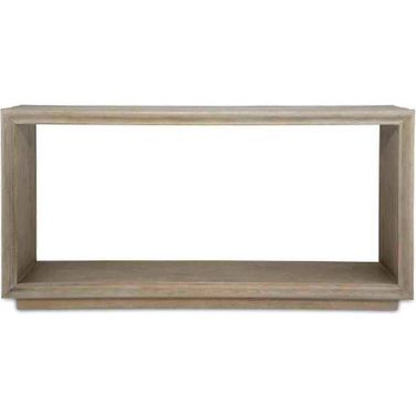 Prism Console Table In Woodtone