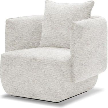 Probe Lounge Armchair In Heather Creme Boucle