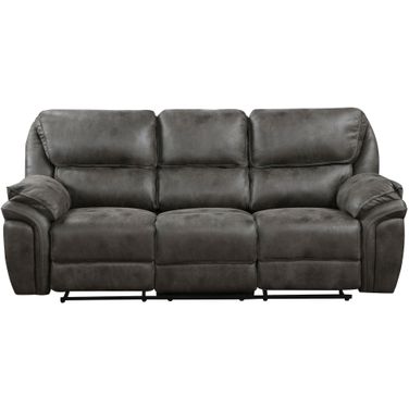 Proctor Double Reclining Sofa In Gray