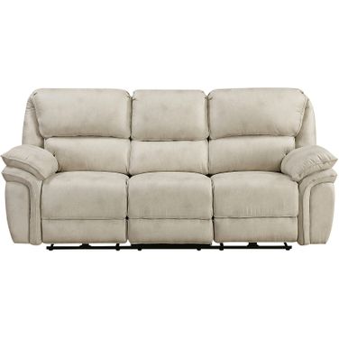 Proctor Power Double Reclining Sofa In Beige