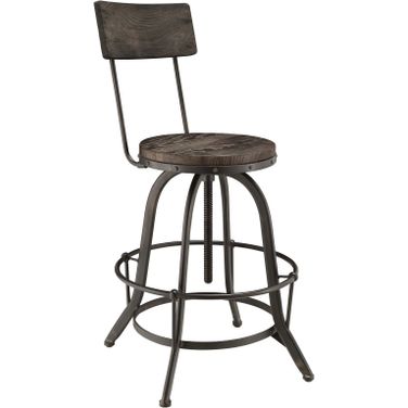 Procure Black Wood Bar Stool