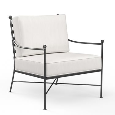 Provence Club Chair in Canvas White
