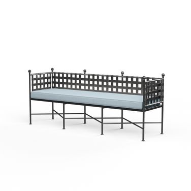Provence Garden Bench in Canvas Skyline