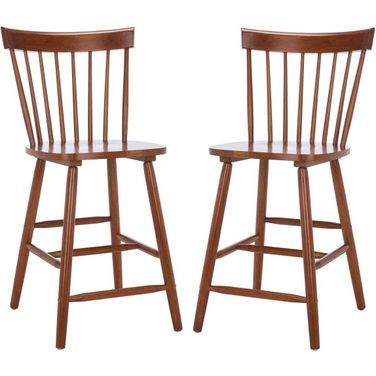 Providence Counter Stool Set of 2 in Walnut