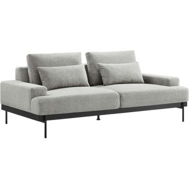 Proximity Light Gray Upholstered Fabric Sofa