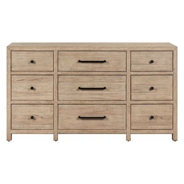 Proximity Place 9 Drawer Dresser In Barley Buff