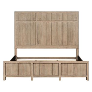 Proximity Place California King Panel Bed In Barley Buff