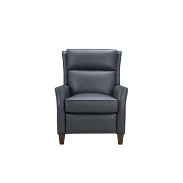 Pryce Push Thru The Arms Recliner In Ocean