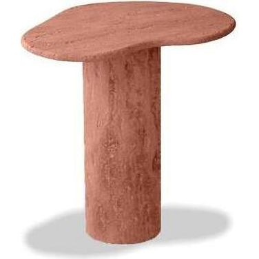 Puddle Tall End Table In Rosso