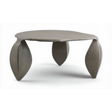 Pueblo Aluminum Coffee Table In Taupe