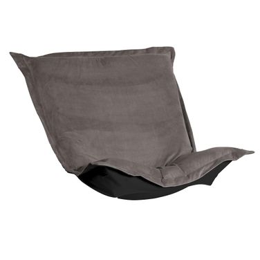 Puff Chair Cushion Bella (Cushion and Cover Only) In Pewter