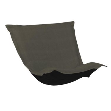 Puff Chair Cushion Sterling (Cushion and Cover Only) In Charcoal