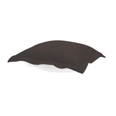 Puff Chair Ottoman Seascape Cushion and Cover In Charcoal