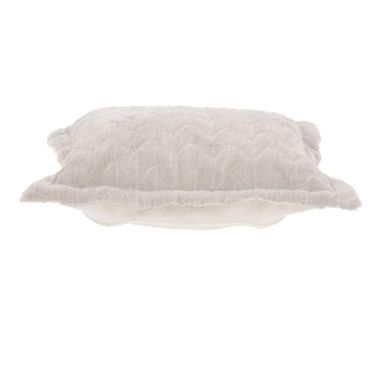 Puff Ottoman Cushion Angora In Natural (Cushion and Cover Only)