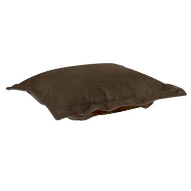 Puff Ottoman Cushion Bella (Cushion and Cover Only) In Chocolate