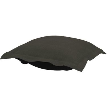 Puff Ottoman Cushion Sterling (Cushion and Cover Only) In Charcoal