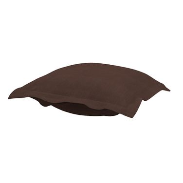 Puff Ottoman Cushion Sterling (Cushion and Cover Only) In Chocolate