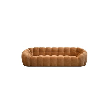 Puffin 105 Inch 3 Seater Sofa In Toffee