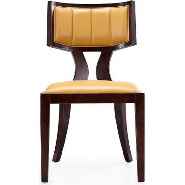 Pulitzer Dining Chair (Set of 2) in Camel and Walnut