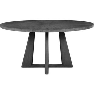 Pulsar Round Dining Table In Brown