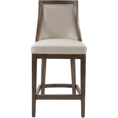 Purcell Leather Counter Stool In Bronze