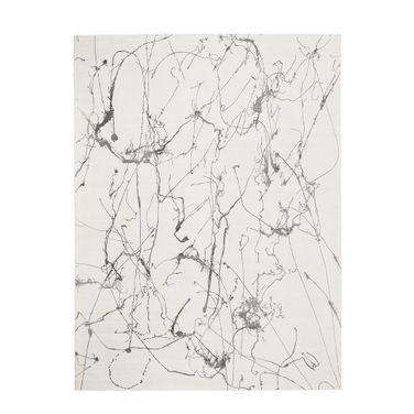 Pure Chaos 6' x 9' Rug In White