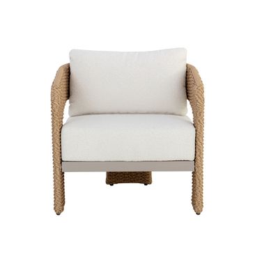 Pylos Lounge Chair In Natural and Louis Cream