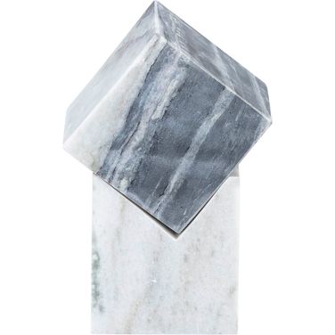 Quad Marble Decorative Cube In Panda