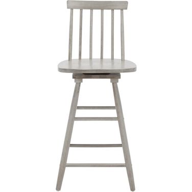 Quai Swivel Counter Stool in Grey
