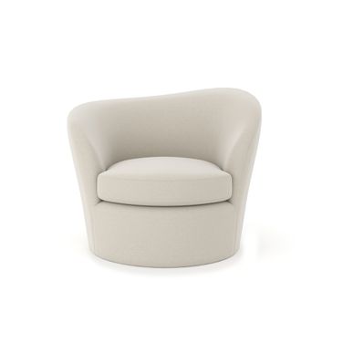 Quasi LAF Swivel Chair In Cream