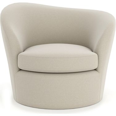 Quasi RAF Swivel Chair In Cream