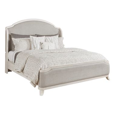 Harmony Queen Upholstered Bed In Eggshell