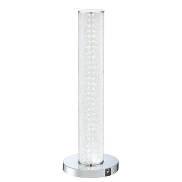Quilla Table Lamp In Chrome