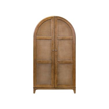 Quincey Arch shaped Bar Cabinet In Brown