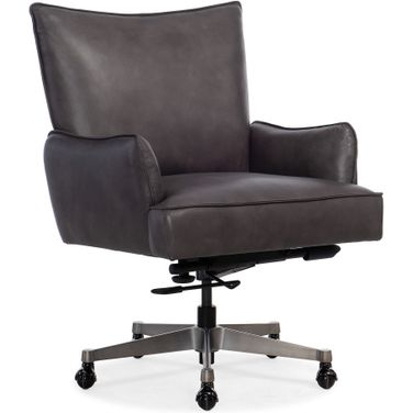 Quinn Executive Swivel Tilt Chair In Dark Gray