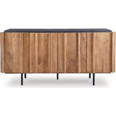 Quintavious Accent Cabinet In Brown and Charcoal