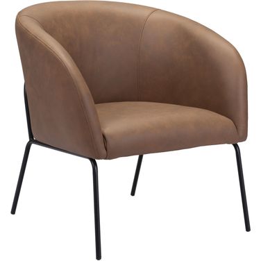 Quinten Accent Chair In Vintage Brown