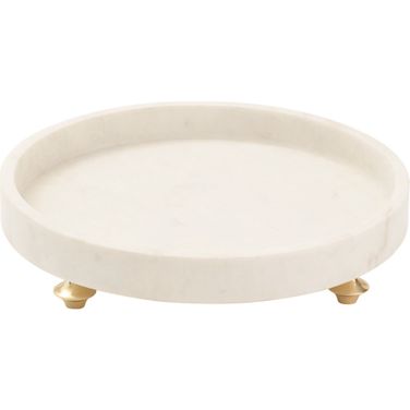 Quintessential Circle Tray In White