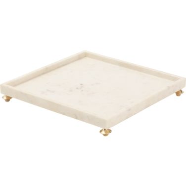 Quintessential Square Tray In White
