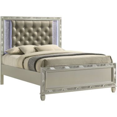 Radiance King Bed In Silver
