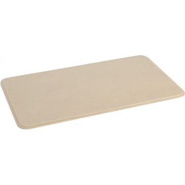 Radius Edge Leather Desk Blotter In Beige