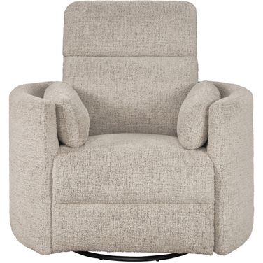 Radius Manual Swivel Recliner In Burlap