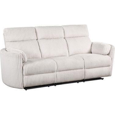 Radius Power Reclining Sofa In Off White