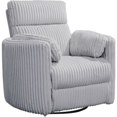Radius Swivel Power Glider Recliner In Grey