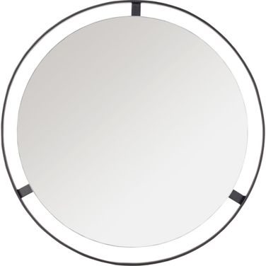 Radlin Matte Black Mirror