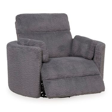 Raemondi Swivel Power Glider Recliner In Lead