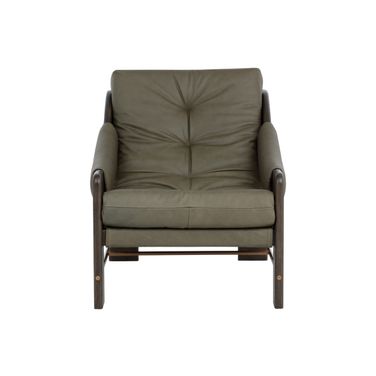 Rafferty Lounge Chair In Brown and Ludlow Dark Olive